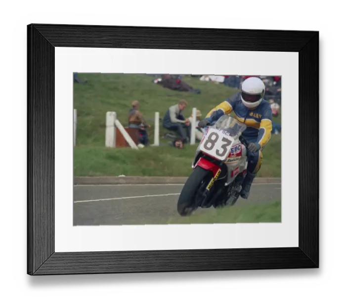 Framed Print : Gary Tate (Yamaha) 1987 Formula One TT Framed Print : Gary Tate (Yamaha) 1987 Formula One TT