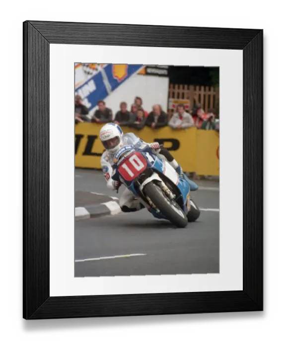 Framed Print : Phil Mellor (Suzuki) 1988 Production A TT Framed Print : Phil Mellor (Suzuki) 1988 Production A TT