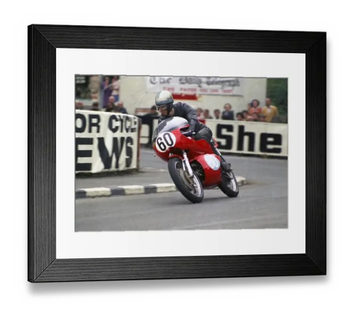 Framed Print : Trevor Parker (Aermacchi) 1968 Junior Manx Grand Prix Framed Print : Trevor Parker (Aermacchi) 1968 Junior Manx Grand Prix