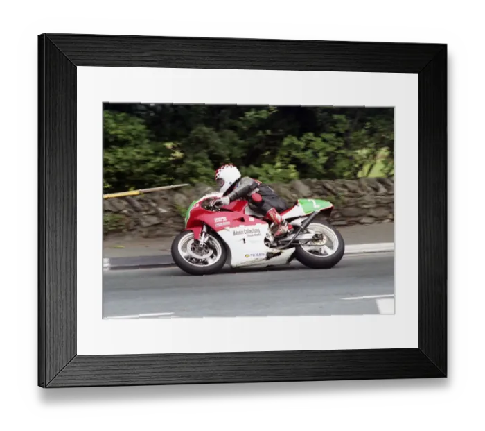 Framed Print : Russ Henley (Yamaha) 1996 Lightweight Manx Grand Prix Framed Print : Russ Henley (Yamaha) 1996 Lightweight Manx Grand Prix