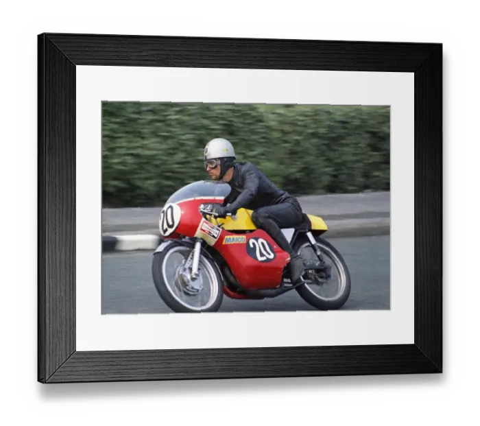 Framed Print : Bo Jansson (Maico) 1970 Ultra Lightweight TT Framed Print : Bo Jansson (Maico) 1970 Ultra Lightweight TT