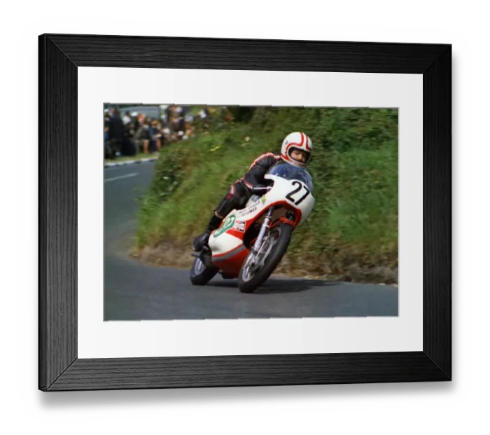 Framed Print : Barry Randle (Yamaha) 1971 Lightweight TT Framed Print : Barry Randle (Yamaha) 1971 Lightweight TT