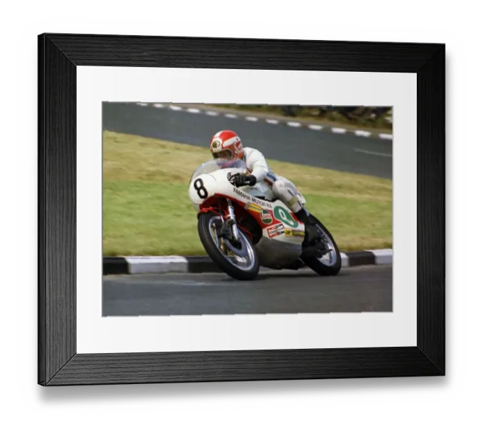 Framed Print : Rod Gould (Yamaha) 1971 Lightweight TT