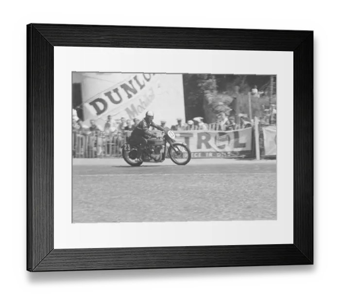 Framed Print : ivan Wicksteed (Triumph) 1951 Senior Clubman TT Framed Print : ivan Wicksteed (Triumph) 1951 Senior Clubman TT