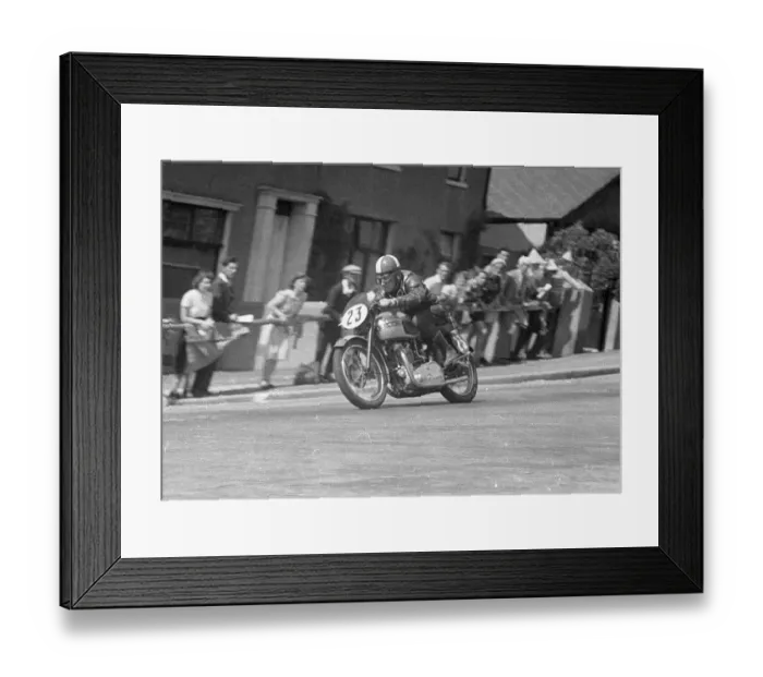 Framed Print : ivan Wicksteed (Triumph) 1951 Senior Clubman TT Framed Print : ivan Wicksteed (Triumph) 1951 Senior Clubman TT
