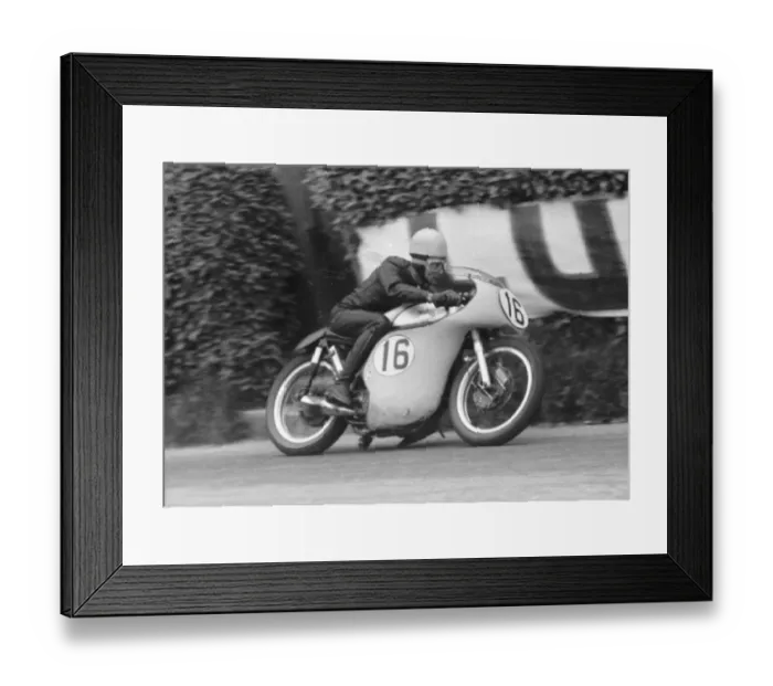 Framed Print : Lewis Young (Norton) 1959 Senior Formula One TT Framed Print : Lewis Young (Norton) 1959 Senior Formula One TT