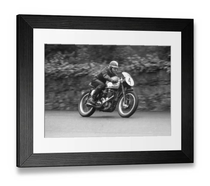 Framed Print : Brian Ball (BSA) 1962 Senior Manx Grand Prix Framed Print : Brian Ball (BSA) 1962 Senior Manx Grand Prix