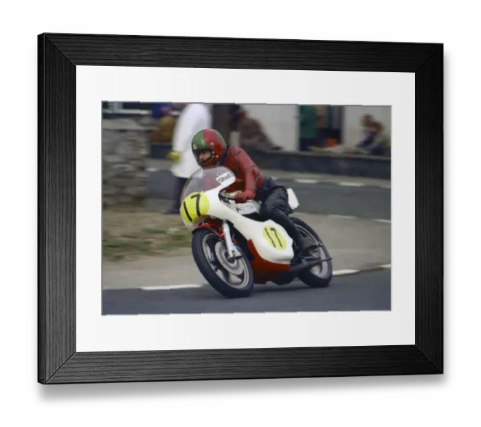 Framed Print : Jim Balmer (Maxton Yamaha) 1976 Senior Manx Grand Prix Framed Print : Jim Balmer (Maxton Yamaha) 1976 Senior Manx Grand Prix
