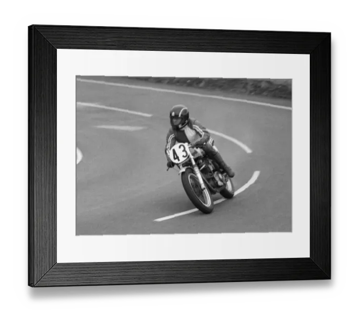 Framed Print : Chad Bandeen (Norton) 1985 Senior Classic Manx Grand Prix Framed Print : Chad Bandeen (Norton) 1985 Senior Classic Manx Grand Prix
