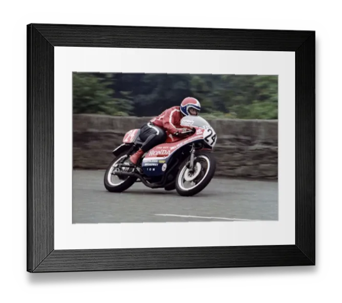 Framed Print : Stan Beck (Honda) 1978 Senior Newcomers Manx Grand Prix Framed Print : Stan Beck (Honda) 1978 Senior Newcomers Manx Grand Prix