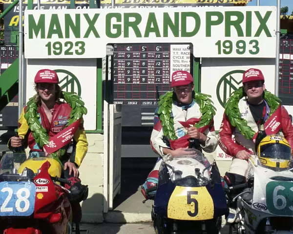 Marc Flynn (Honda) Michael Brown (Kawasaki) Peter Bell (Honda) 1993 Newcomers Manx Grand Prix