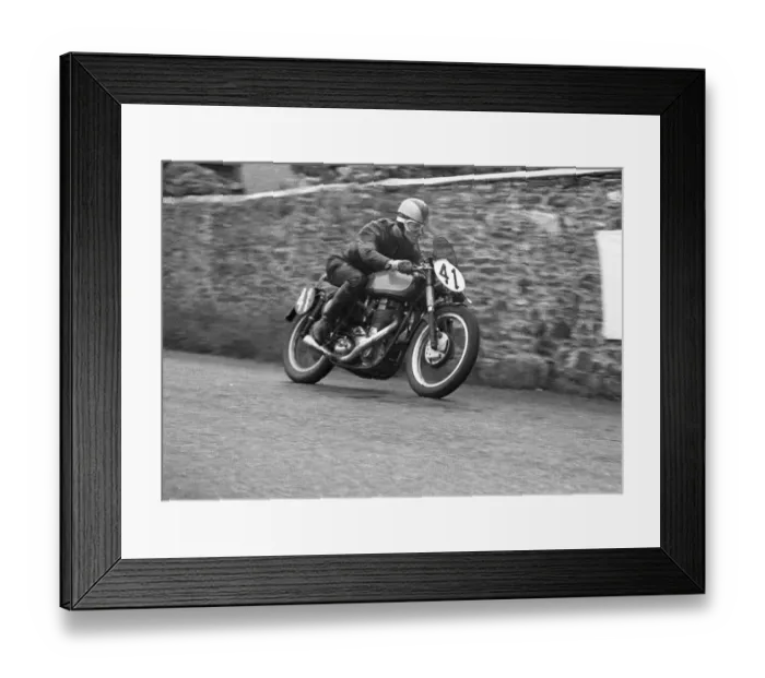 Framed Print : Charlie Salt (BSA) 1954 Senior TT Framed Print : Charlie Salt (BSA) 1954 Senior TT