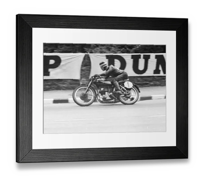 Framed Print : Charlie Salt (Rudge) 1952 Lightweight TT Framed Print : Charlie Salt (Rudge) 1952 Lightweight TT
