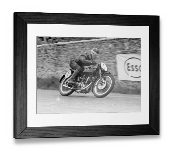 Framed Print : Charlie Salt (Rudge) 1952 Lightweight TT Framed Print : Charlie Salt (Rudge) 1952 Lightweight TT