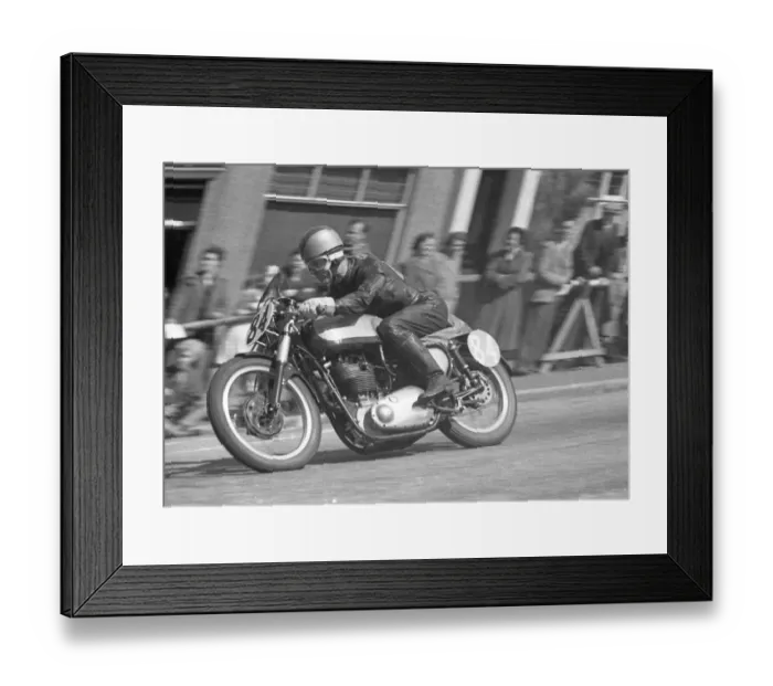 Framed Print : Charlie Salt (BSA) 1954 Junior TT Framed Print : Charlie Salt (BSA) 1954 Junior TT