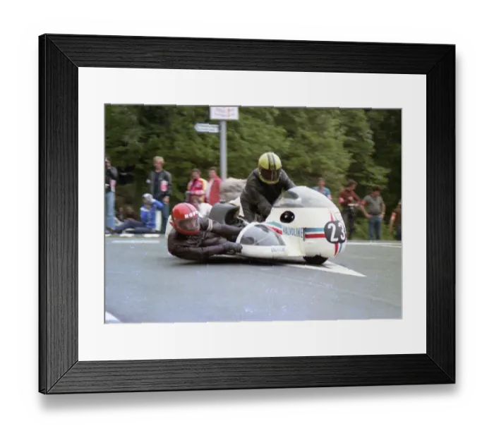Framed Print : Egon Schons & Bernd Moller (BMW) 1976 Sidecar TT Framed Print : Egon Schons & Bernd Moller (BMW) 1976 Sidecar TT