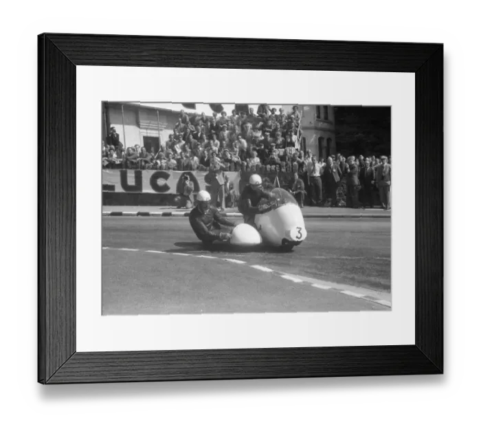 Framed Print : Walter Schneider & Hans Strauss (BMW) 1959 Sidecar TT Framed Print : Walter Schneider & Hans Strauss (BMW) 1959 Sidecar TT
