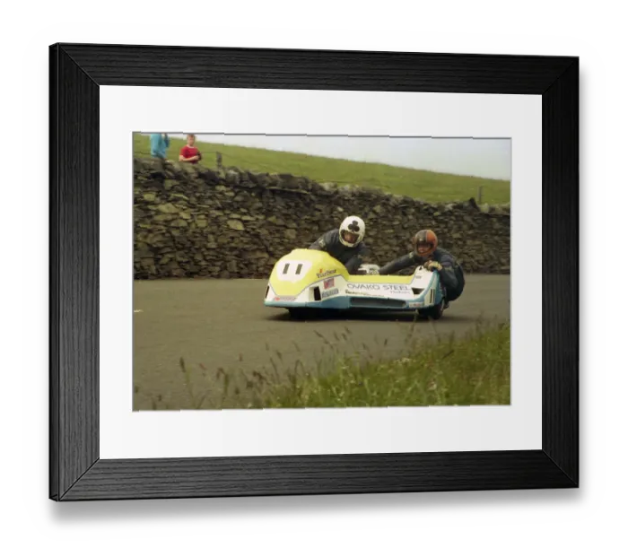 Framed Print : Lars Schwartz & Leif Gustavsson (LGMY Ireson) 1987 Sidecar TT Framed Print : Lars Schwartz & Leif Gustavsson (LGMY Ireson) 1987 Sidecar TT