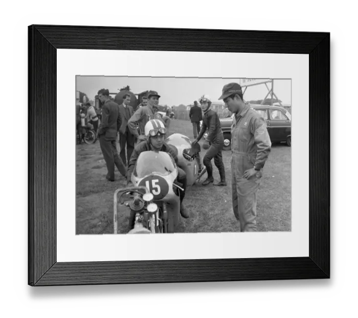 Framed Print : Sadao Shimazaki (Honda) 1961 Ultra Lightweight TT Framed Print : Sadao Shimazaki (Honda) 1961 Ultra Lightweight TT