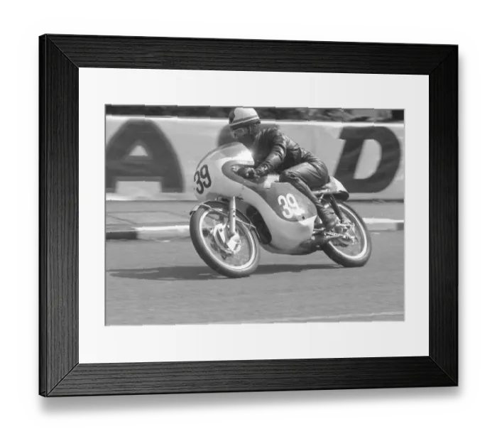 Framed Print : Dave Simmonds (Tohatsu) 1964 Ultra Lightweight TT Framed Print : Dave Simmonds (Tohatsu) 1964 Ultra Lightweight TT
