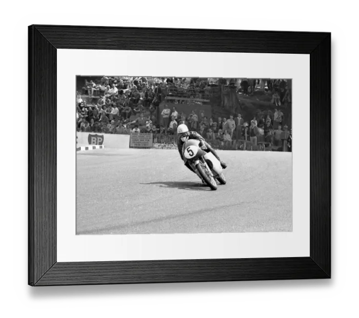 Framed Print : Dan Shorey (Bultaco) 1962 Lightweight TT Framed Print : Dan Shorey (Bultaco) 1962 Lightweight TT