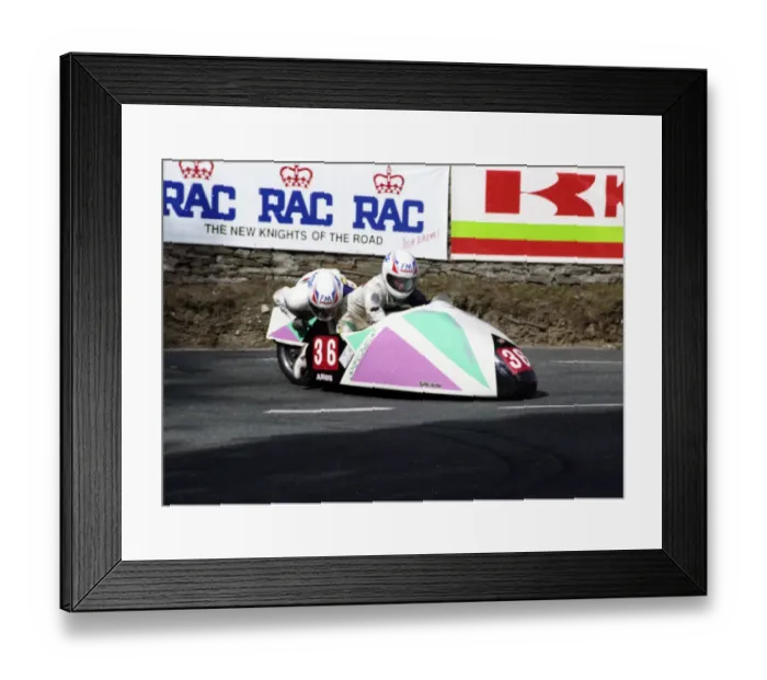 Framed Print : Alan Shand & Neil Miller (Baker Honda) 1993 Sidecar TT Framed Print : Alan Shand & Neil Miller (Baker Honda) 1993 Sidecar TT