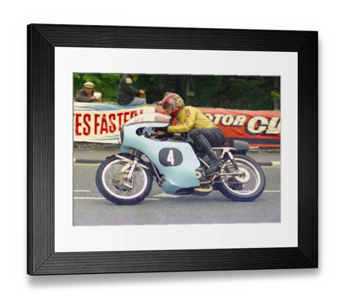 Framed Print : Danny Shimmin (Velocette Metisse) 1977 Formula Two TT Framed Print : Danny Shimmin (Velocette Metisse) 1977 Formula Two TT
