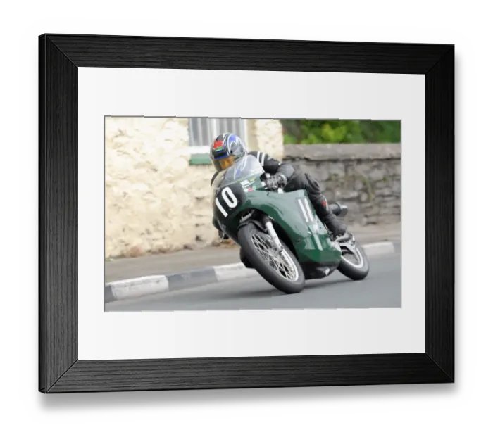 Framed Print : Meredydd Owen (Seeley) 2011 Senior Classic Manx Grand Prix Framed Print : Meredydd Owen (Seeley) 2011 Senior Classic Manx Grand Prix