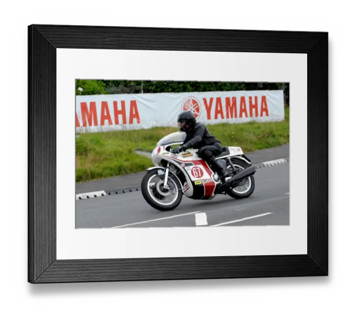 Framed Print : Robert Taylor (Triumph) 2011 VMCC Parade Lap Framed Print : Robert Taylor (Triumph) 2011 VMCC Parade Lap