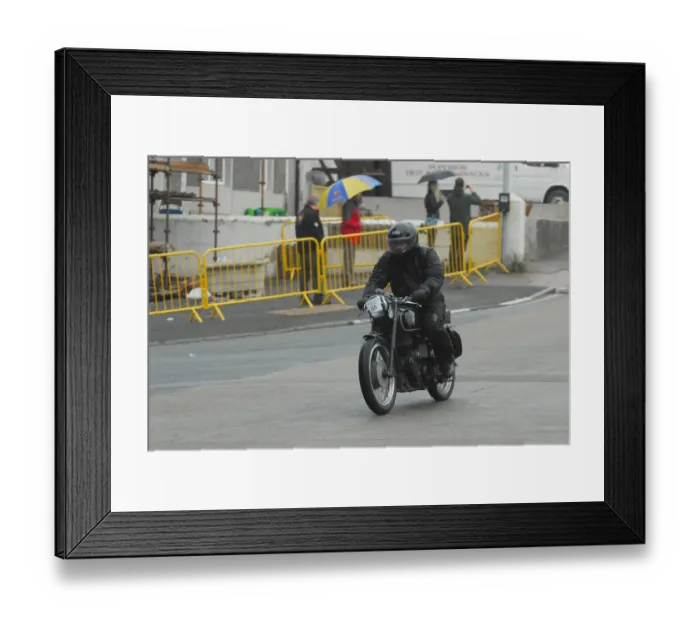 Framed Print : Neil Kerr (Velocette) 2012 VMCC Parade Lap Framed Print : Neil Kerr (Velocette) 2012 VMCC Parade Lap