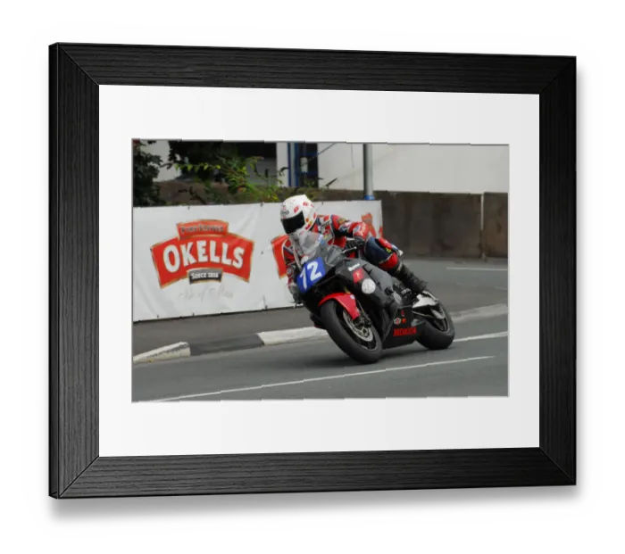 Framed Print : Peter Creer (Honda) 2012 Junior Manx Grand Prix Framed Print : Peter Creer (Honda) 2012 Junior Manx Grand Prix