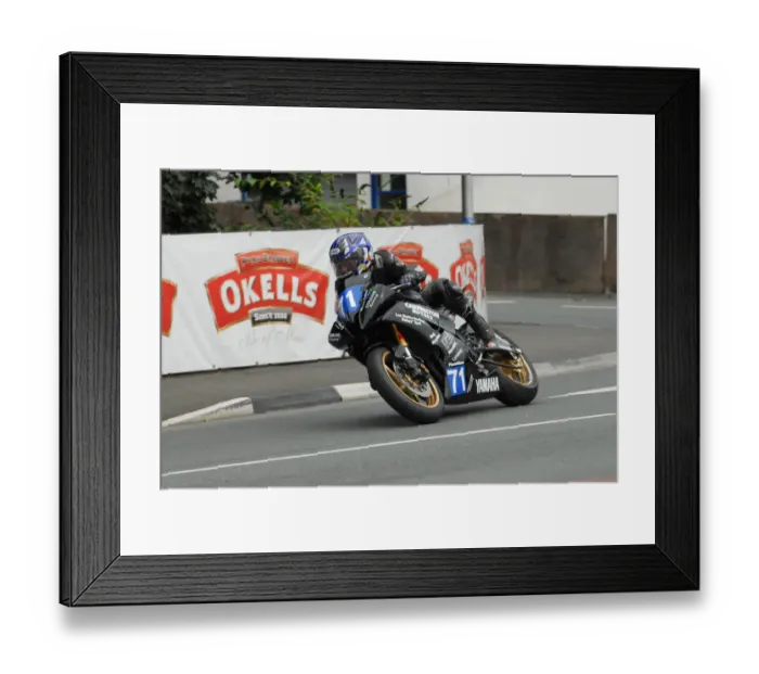Framed Print : Justin Collins (Yamaha) 2012 Junior Manx Grand Prix Framed Print : Justin Collins (Yamaha) 2012 Junior Manx Grand Prix