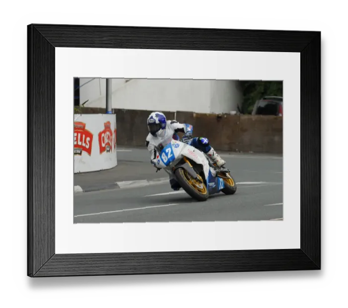 Framed Print : Vic Allan (Kawasaki) 2012 Junior Manx Grand Prix Framed Print : Vic Allan (Kawasaki) 2012 Junior Manx Grand Prix