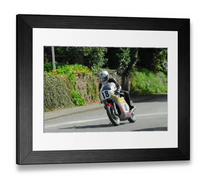 Framed Print : Tony Mason (Honda) 2012 Junior Classic Manx Grand Prix