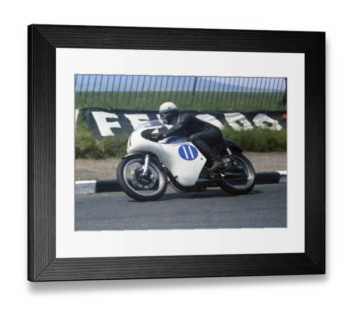 Framed Print : Bill Smith (AJS) 1967 Junior TT Framed Print : Bill Smith (AJS) 1967 Junior TT
