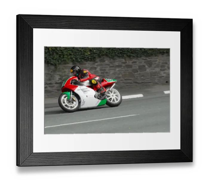 Framed Print : David O Leary (Honda) 2013 Manx Grand Prix Parade Framed Print : David O Leary (Honda) 2013 Manx Grand Prix Parade