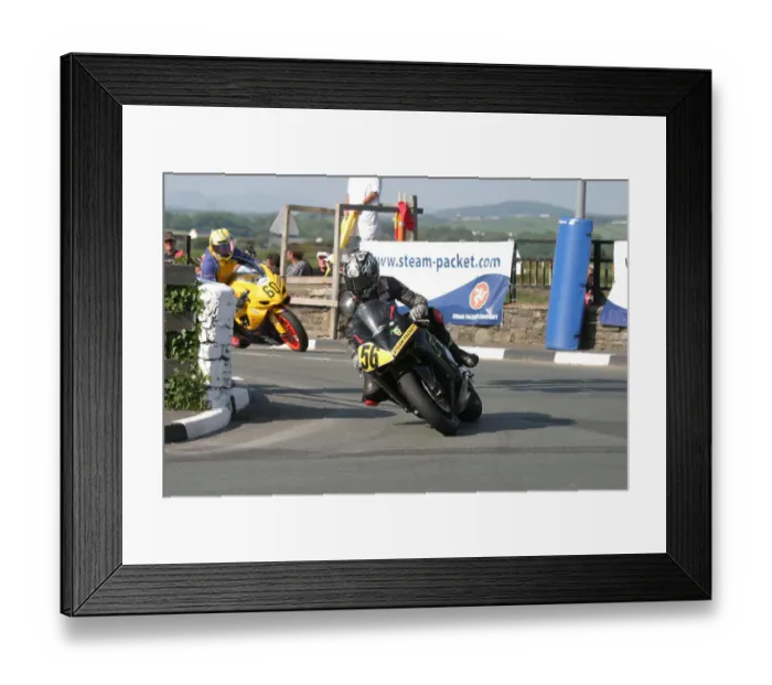 Framed Print : Derran Slous (Honda) 2007 Steam Packet Races