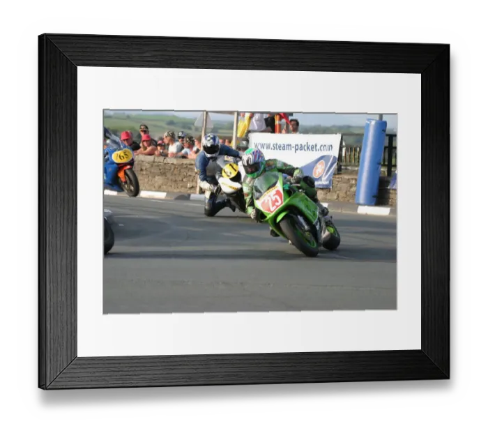 Framed Print : Callum O Shea (Kawasaki) 2007 Steam Packet Races Framed Print : Callum O Shea (Kawasaki) 2007 Steam Packet Races