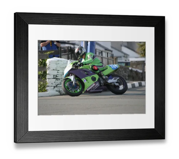 Framed Print : Dave Clarke (Kawasaki) 2007 Steam Packet Races Framed Print : Dave Clarke (Kawasaki) 2007 Steam Packet Races