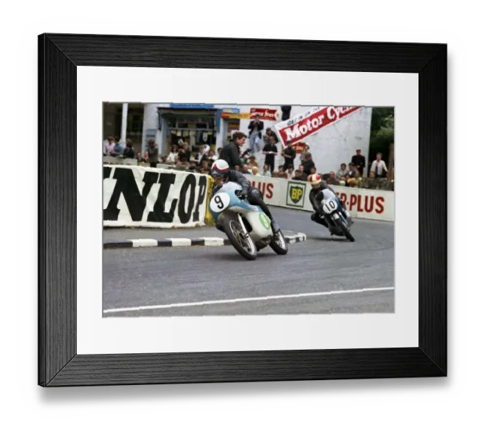 Framed Print : Franta Stastny (CZ) & Frank Perris (Suzuki) 1965 Lightweight TT Framed Print : Franta Stastny (CZ) & Frank Perris (Suzuki) 1965 Lightweight TT