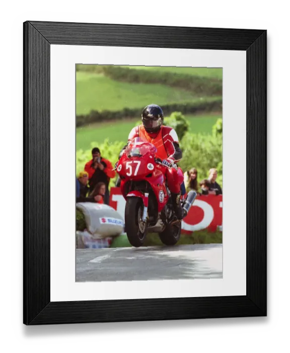 Framed Print : Michael Stirner (Honda) 1998 Production TT Framed Print : Michael Stirner (Honda) 1998 Production TT