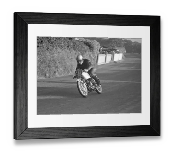 Framed Print : John Surtees (EMC) 1953 Ultra Lightweight TT practice Framed Print : John Surtees (EMC) 1953 Ultra Lightweight TT practice