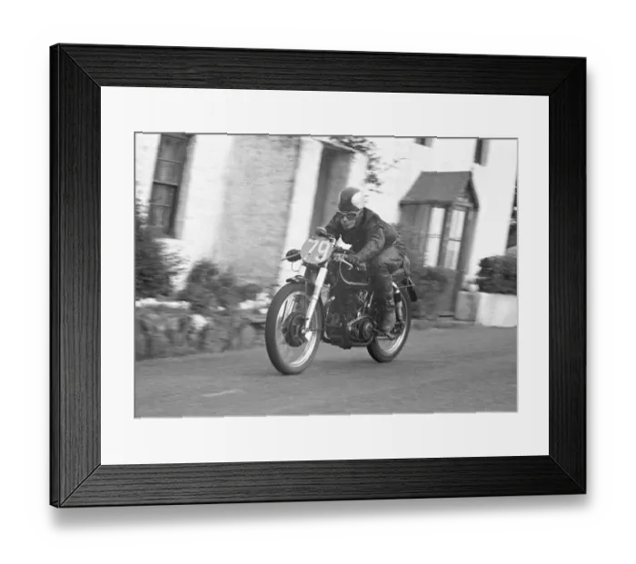 Framed Print : Thomas Swarbrick (AJS) 1953 Junior TT Framed Print : Thomas Swarbrick (AJS) 1953 Junior TT