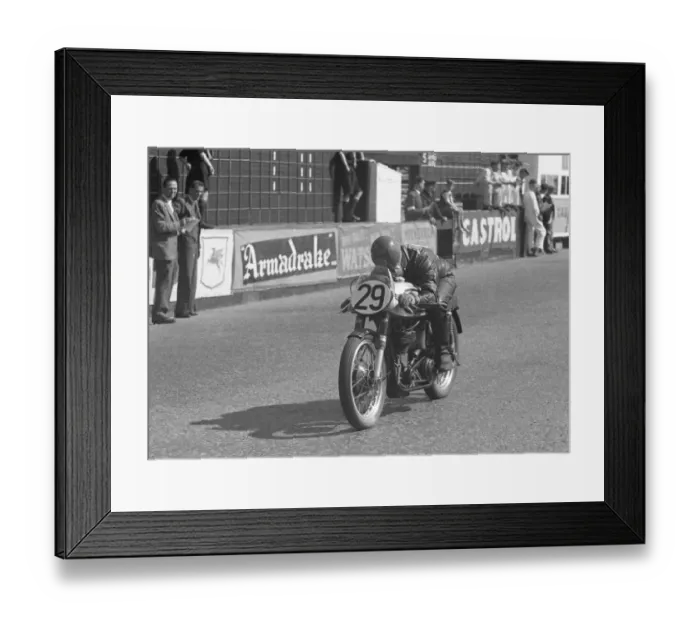 Framed Print : Ken Swallow (Norton) 1954 Junior TT Framed Print : Ken Swallow (Norton) 1954 Junior TT