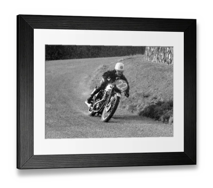 Framed Print : T Swinney (BSA) 1955 Junior Clubman TT Framed Print : T Swinney (BSA) 1955 Junior Clubman TT