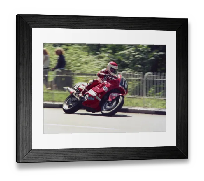 Framed Print : Ray Swann (Honda) 1987 Formula Two TT Framed Print : Ray Swann (Honda) 1987 Formula Two TT