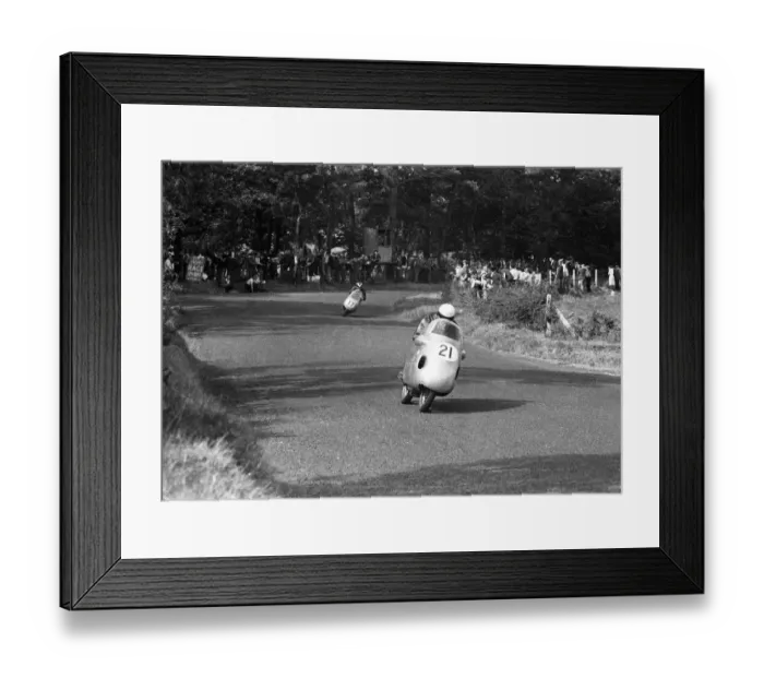 Framed Print : Hermann-Paul Muller (NSU) 1955 Lightweight Ulster Grand Prix Framed Print : Hermann-Paul Muller (NSU) 1955 Lightweight Ulster Grand Prix
