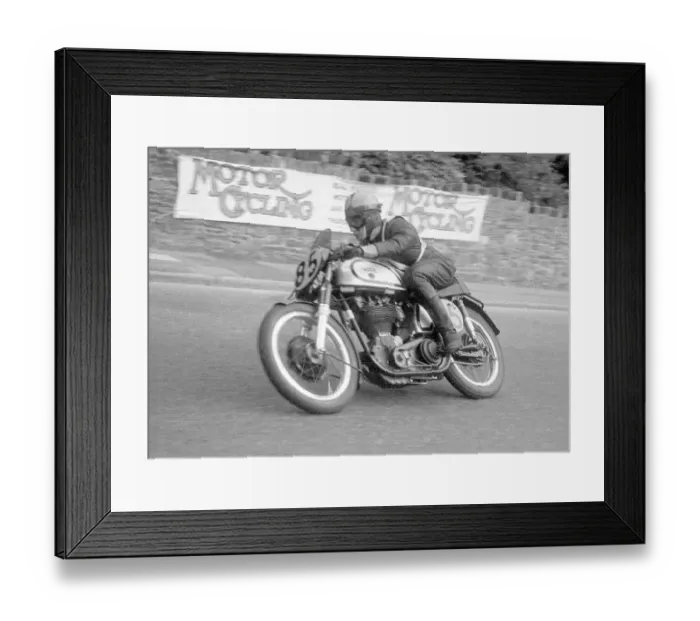 Framed Print : Keith Campbell (Norton) 1952 Senior Manx Grand Prix Framed Print : Keith Campbell (Norton) 1952 Senior Manx Grand Prix