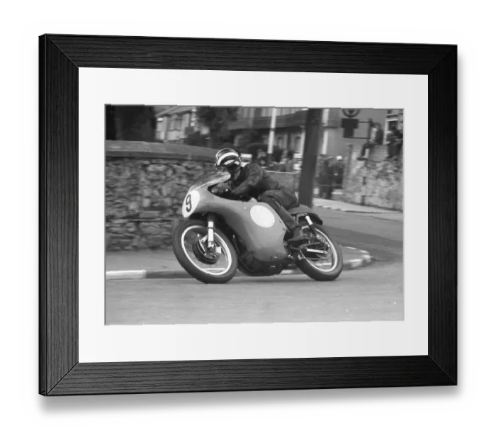 Framed Print : Roly Capper (AJS) 1963 Junior Manx Grand Prix Framed Print : Roly Capper (AJS) 1963 Junior Manx Grand Prix