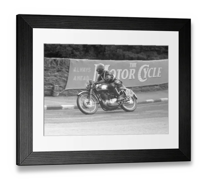 Framed Print : Ralph Chambers (BSA) 1957 Senior Newcomers Manx Grand Prix Framed Print : Ralph Chambers (BSA) 1957 Senior Newcomers Manx Grand Prix